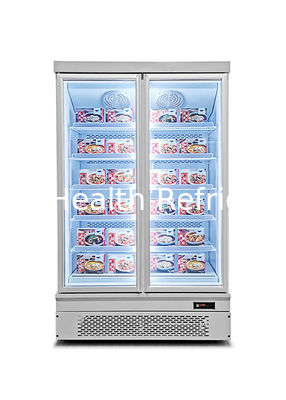 R134a อุปกรณ์ซุปเปอร์มาร์เก็ตพาณิชย์ ด้านล่าง Mount สูง Freeezer Heladeras