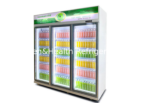 Multi Gate Glass Budget ติดตั้ง ตู้แสดงภาพเย็น กระเป๋าตู้เย็น 738L