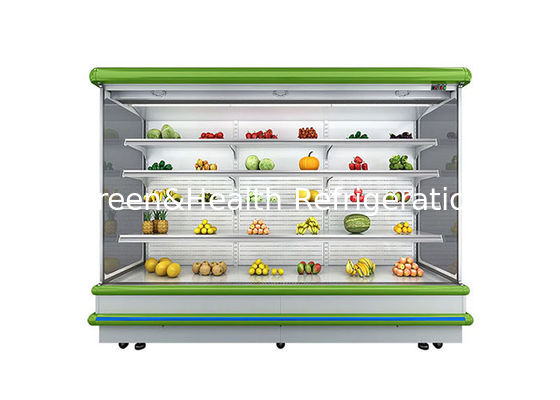 ระบบยุโรป Multideck Open Chiller Deep Freezer Display พร้อมแสง LED
