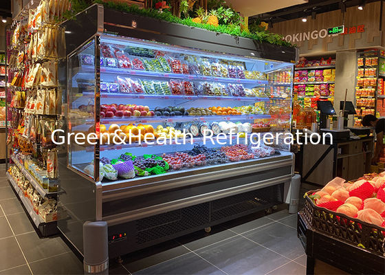 ปรับปรุงความเรียบง่ายของตลาดซุปเปอร์มาร์เก็ต เครื่องเย็นเครื่องเย็นอากาศด้วยเทอร์โมสแตตที่สมาร์ท