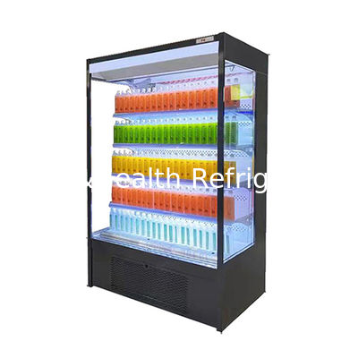 ภัณฑ์อาหาร 4 รายการ ชั้นวางเครื่องดื่มเย็น Multideck Open Chiller With LED Lighting