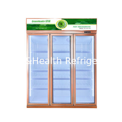 R134a เครื่องเย็นพัดลม เครื่องเย็นจอแสดงสินค้า เครื่องเย็นเครื่องดื่ม