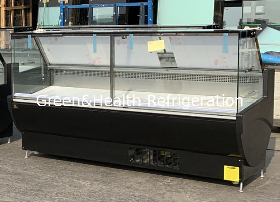 เครื่องเย็นจอจอสี่เหลี่ยม พร้อมประตูเปิด ระยะอุณหภูมิ 2-6 °C และประสิทธิภาพ