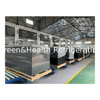 โรงงาน ขายตรง ประตูเลื่อนครึ่งเปิด กระจก เหล็กไร้สแตนเลส สินค้าเย็น