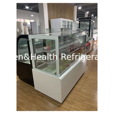 ร้านเค้กกระจกโปร่งหลายชั้น ใช้ในการจัดเก็บ จัดจองเค้ก จัดจองเย็น