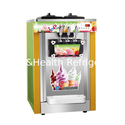 เครื่องผลิตไอศกรีมเชิงพาณิชย์แบบตั้งพื้นหลายรสชาติสำหรับจำหน่าย