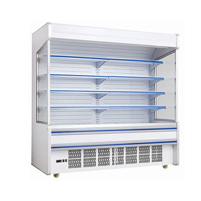 ซุปเปอร์มาร์เก็ต ร้านค้า เครื่องกดอัดแบบติดตั้ง ชั้นวางหลายชั้น เครื่องต้มแบบเปิด