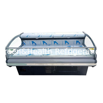 ตู้แช่เนื้อสดดีไซน์ยุโรประดับไฮเอนด์ แนวนอน