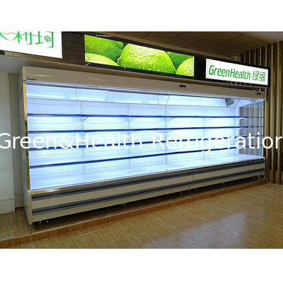 เพนท์เหล็ก Multideck Open Chiller, Supermarket ตู้เย็นแสดงผลนม