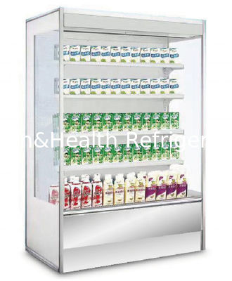 Commercial 3M Hypermarket Multideck Display Display Cooler ที่มีพื้นที่ขนาดใหญ่