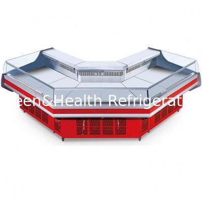 ตู้ฆ่าเนื้อเนื้อปลาตู้โชว์ตู้โชว์ตู้โชว์ประหยัดพลังงานความจุขนาดใหญ่