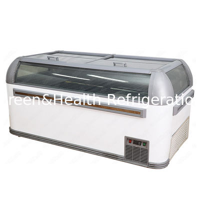 ภาพวาดเหล็กไฟ LED R134a ตู้แช่แข็งเชิงพาณิชย์