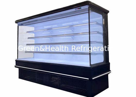 R404a Fruit Vegetable Open Freezer ซูเปอร์มาร์เก็ต Multideck Chillers