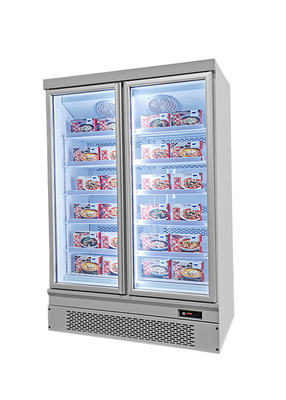 ตู้เย็น 1600L ตู้แช่แข็งแบบตั้งตรง ตู้แช่เครื่องดื่มเพื่อการพาณิชย์
