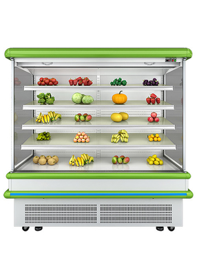 ตู้โชว์ตู้เย็นแสดงผล Multideck อุณหภูมิเดียวสำหรับผักและผลไม้
